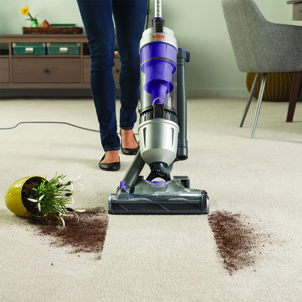 Vax Air Stretch Pet Max Upright Bagless Vacuum Cleaner 820W 1.5 Litres - Purple