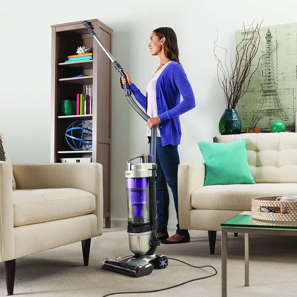Vax Air Stretch Pet Max Upright Bagless Vacuum Cleaner 820W 1.5 Litres - Purple