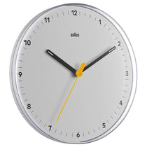 Braun Classic Analogue Wall Clock With Silent Sweep Movement - White