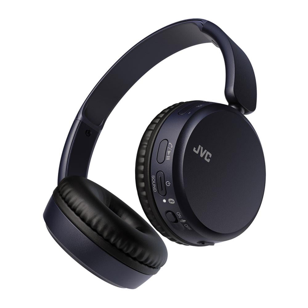 JVC Deep Bass Wireless Bluetooth On Ear Headphones - Indigo Blue