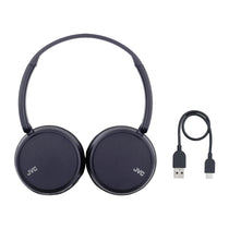 JVC Deep Bass Wireless Bluetooth On Ear Headphones - Indigo Blue