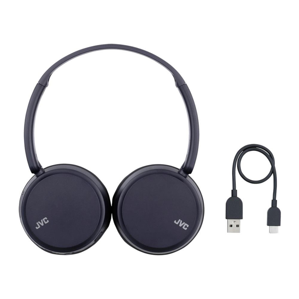 JVC Deep Bass Wireless Bluetooth On Ear Headphones - Indigo Blue
