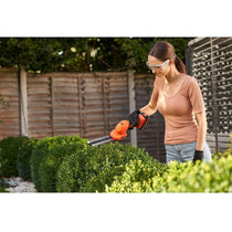 Black & Decker 18V Shear Shrubber And 2Ah Li-Ion Battery With 1A Charger - Orange/Black