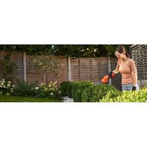Black & Decker 18V Shear Shrubber And 2Ah Li-Ion Battery With 1A Charger - Orange/Black