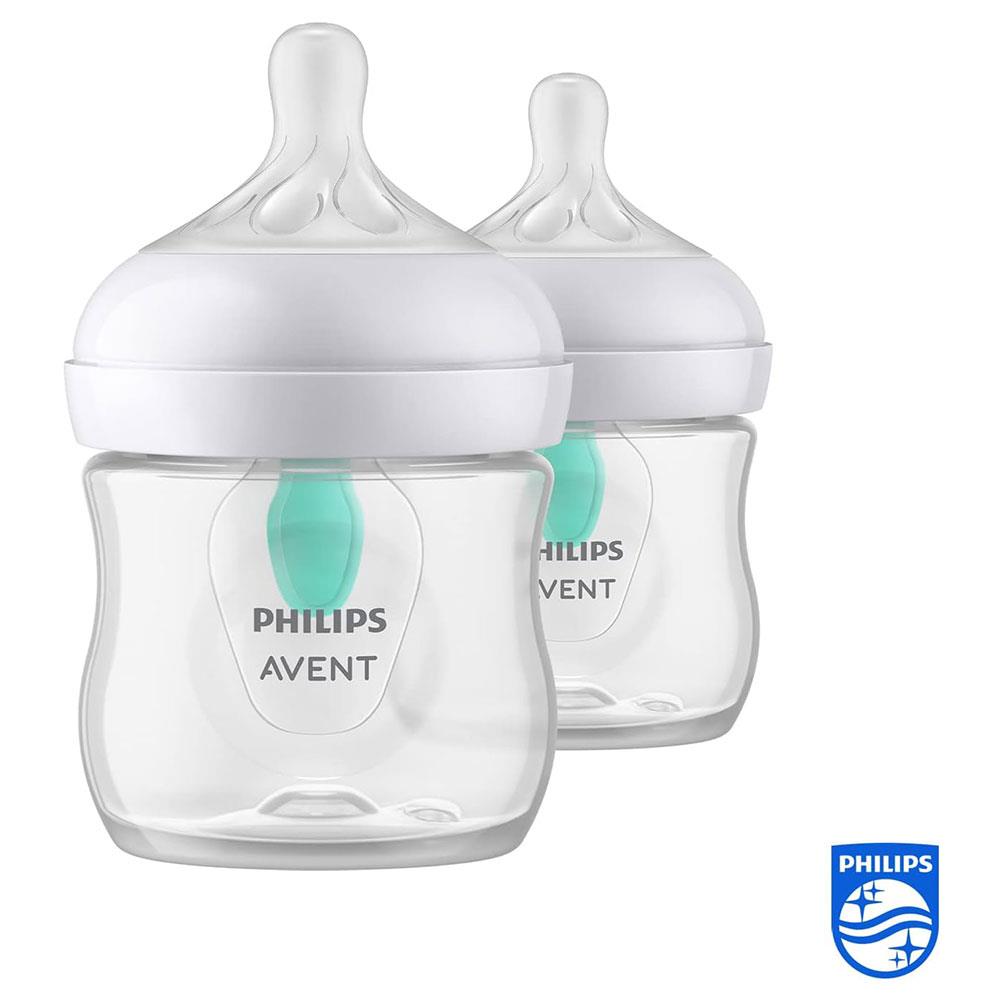 Philips Avent Natural Response AirFree Vent Baby Milk Bottles 2 X 125ml Secondary image
