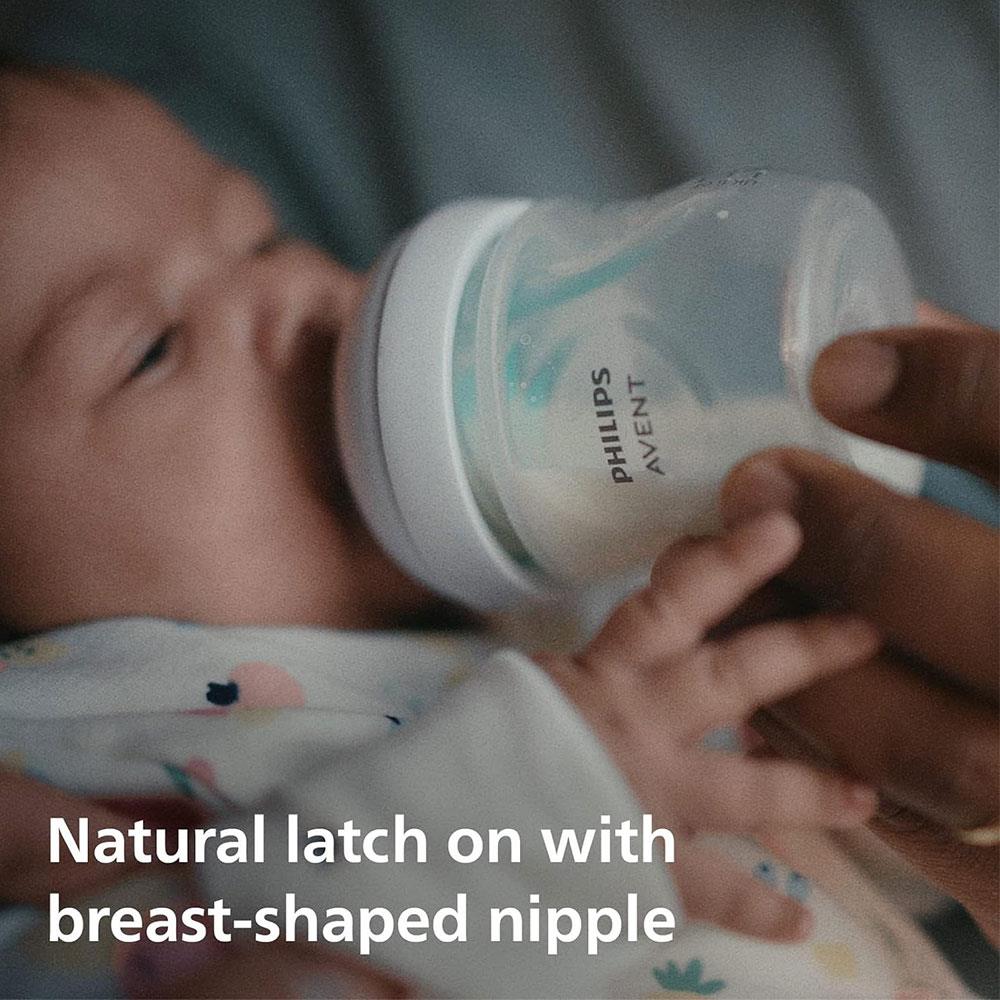 Philips Avent Natural Response AirFree Vent Baby Milk Bottles 2 X 125ml