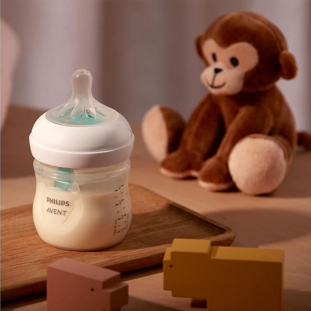 Philips Avent Natural Response AirFree Vent Baby Milk Bottles 2 X 125ml