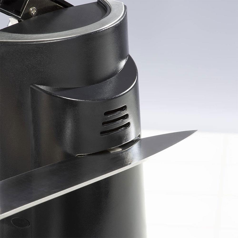 Daewoo Electric Can Opener And Knife Sharpener Bottle Opener 60W - Black/Silver