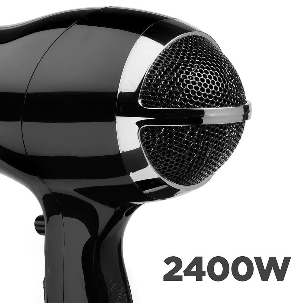 BaByliss Power Smooth Hair Dryer 2400W Lightweight With Ionic Technology - Black