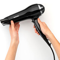 BaByliss Power Smooth Hair Dryer 2400W Lightweight With Ionic Technology - Black