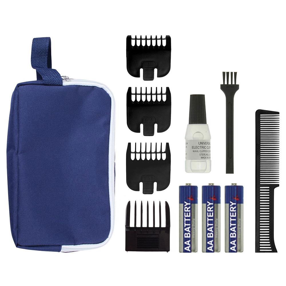 Wahl GroomEase Battery Beard And Personal Trimmer Gift Set - Black