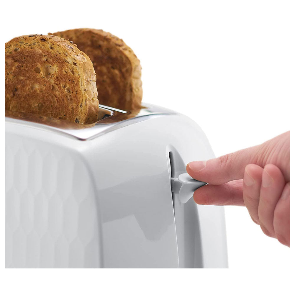 Russell Hobbs Contemporary Honeycomb 2 Slice Toaster 850 W - White Secondary image