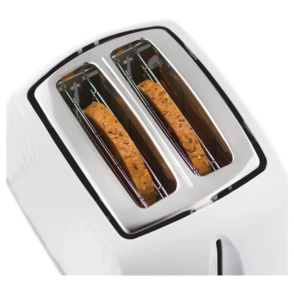 Russell Hobbs Contemporary Honeycomb 2 Slice Toaster 850 W - White