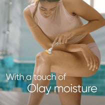Gillette Venus ComfortGlide Coconut With Olay Women's Razor And 3 Razor Blade Refills Set