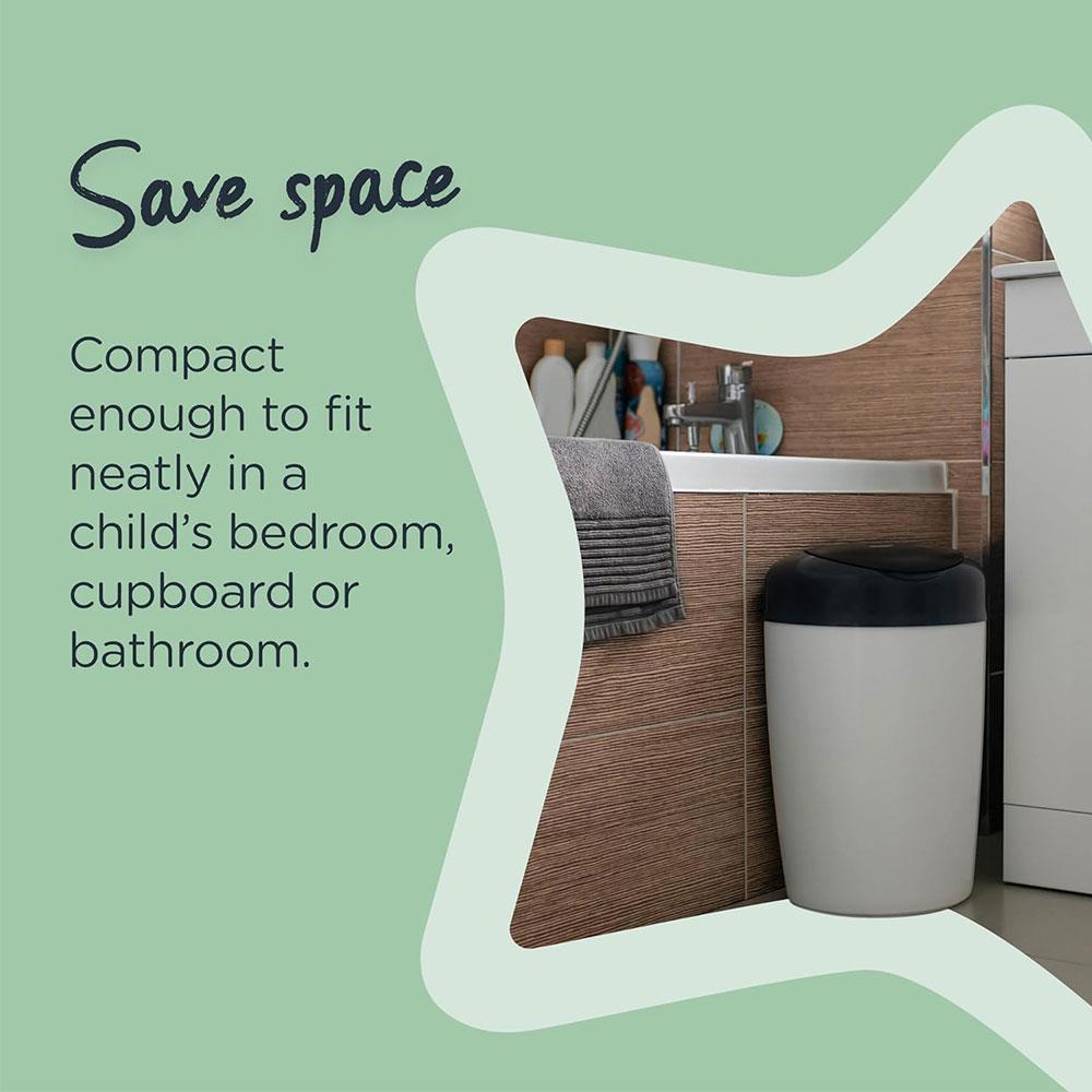 Tommee Tippee Simplee Sangenic Nappy Bin Refills Sustainably Sourced Antibacterial GREENFILM - Pack of 6