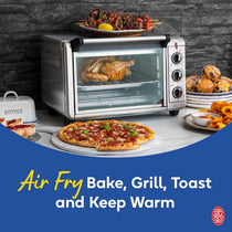 Russell Hobbs Express Air Fry Mini Oven With 5 Versatile Cooking Functions 1500W 20 Litres - Silver