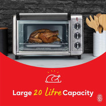 Russell Hobbs Express Air Fry Mini Oven With 5 Versatile Cooking Functions 1500W 20 Litres - Silver