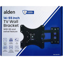 TV Wall Mount Bracket For 14-55 Inch LED LCD Plasma Flat And Curved TV's - Black