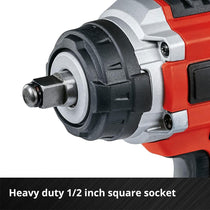 Einhell Power X-Change IMPAXXO 18/400 Cordless Impact Wrench Body Only - Red/Black