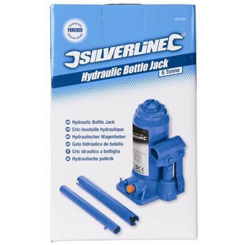 Silverline Hydraulic Bottle Jack Suitable For Most Small Vehicles (2 - 10 Tonne) Secondary image