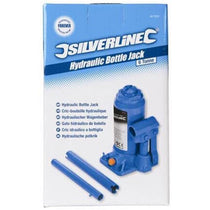 Silverline Hydraulic Bottle Jack Suitable For Most Small Vehicles (2 - 10 Tonne)