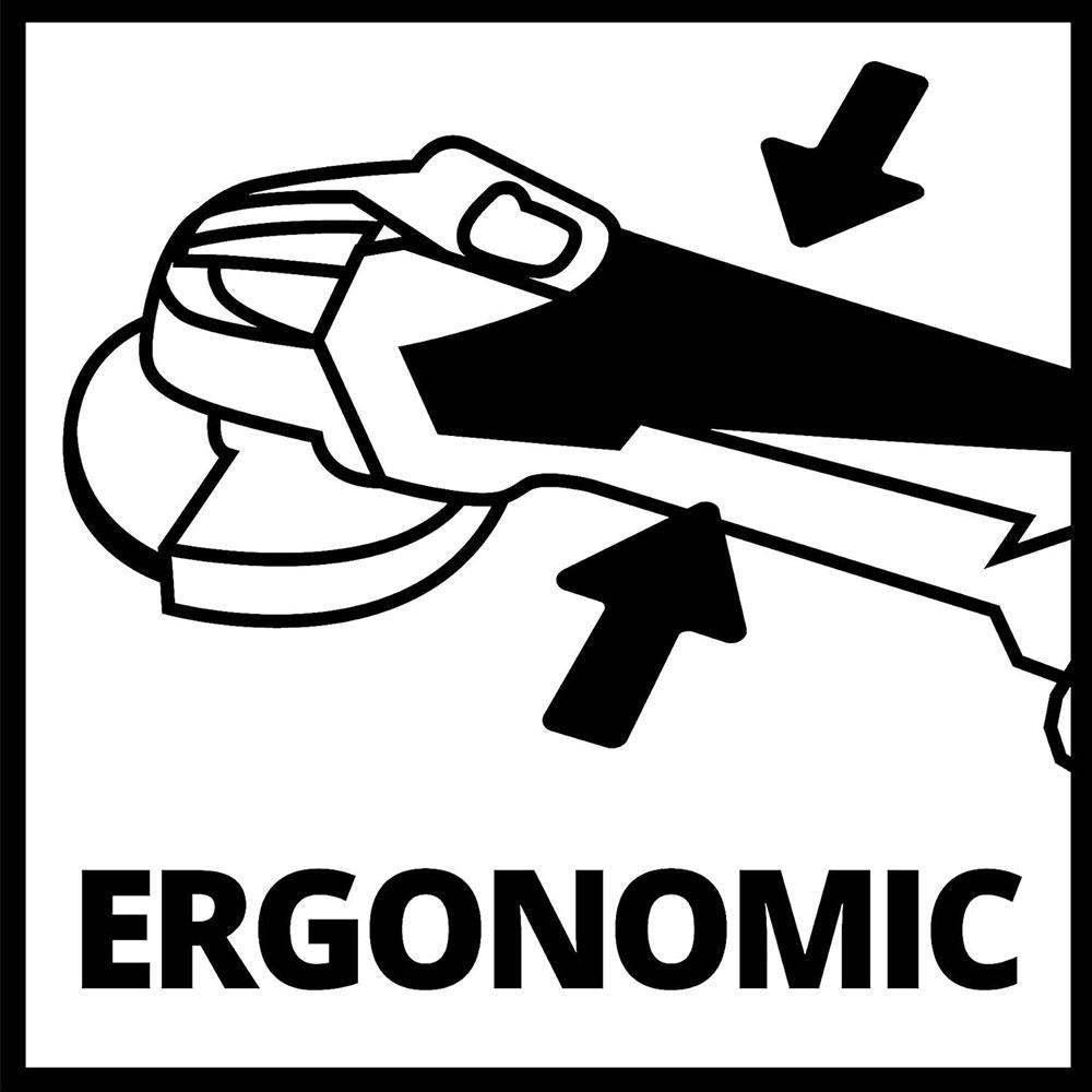 Einhell TC-AG 18/115 Li-Solo Cordless Angle Grinder 115mm Body Only - Red/Black