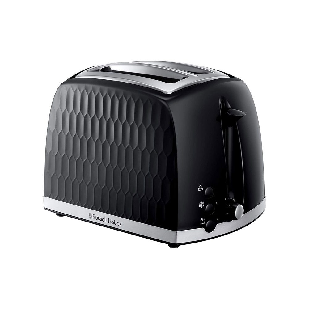 Russell Hobbs Contemporary Honeycomb 2 Slice Toaster 850 W - Black Main image