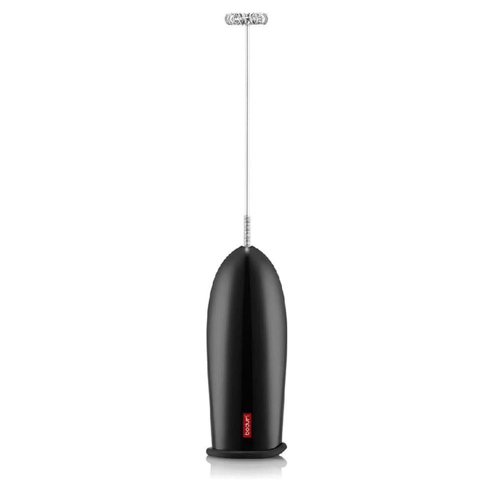 Bodum Schiuma Milk Frother Battery Operated Stainless Steel - Black