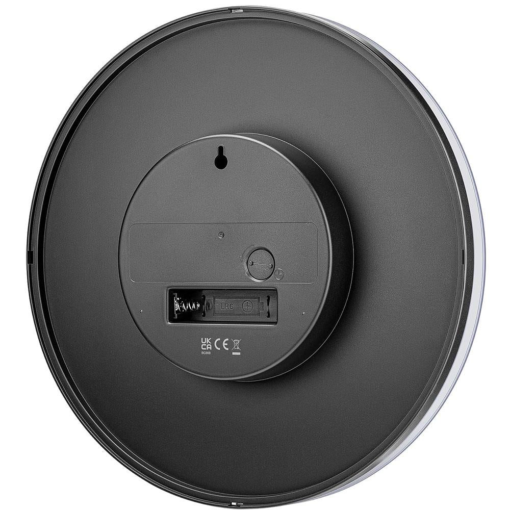 Braun Classic Analogue Wall Clock With Silent Sweep Movement - Black
