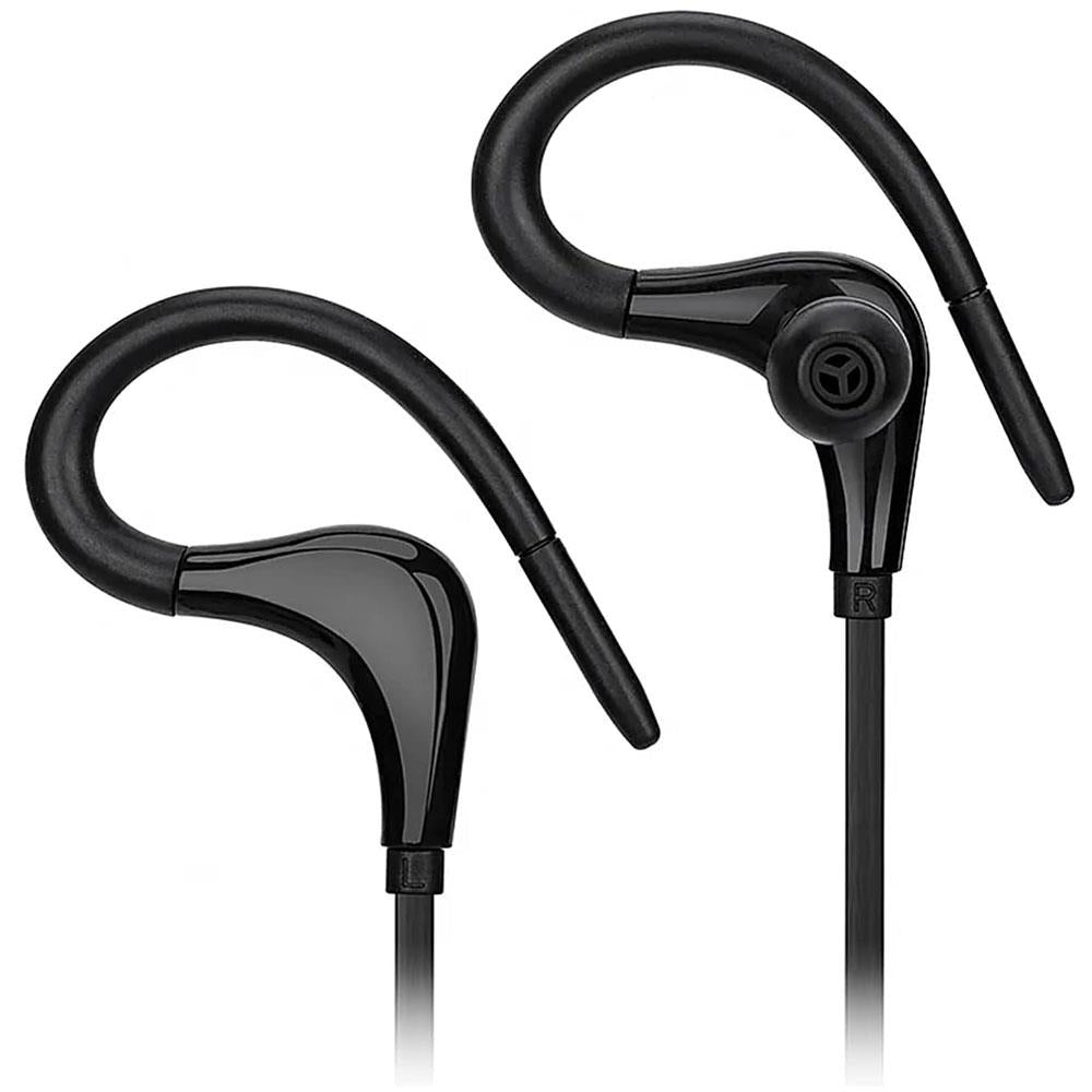 Groov-e Sport Clips Ultra Light Wireless Bluetooth Earphones Built-In-Mic - Black