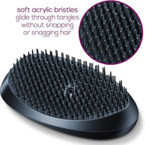 Beurer HT 10 StylePro Ionic Detangling Hairbrush For Smooth Shiny Hair - Black