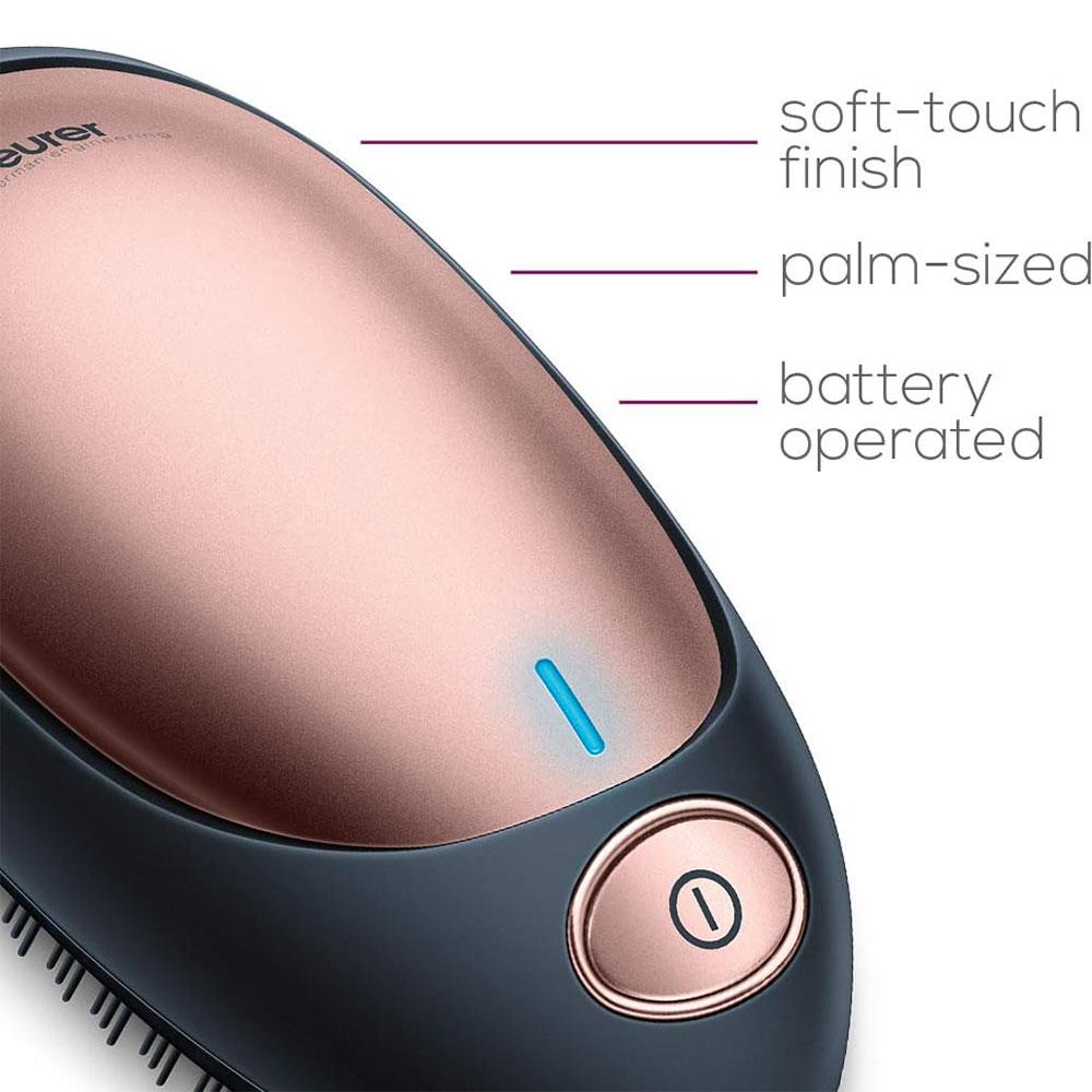 Beurer HT 10 StylePro Ionic Detangling Hairbrush For Smooth Shiny Hair - Black