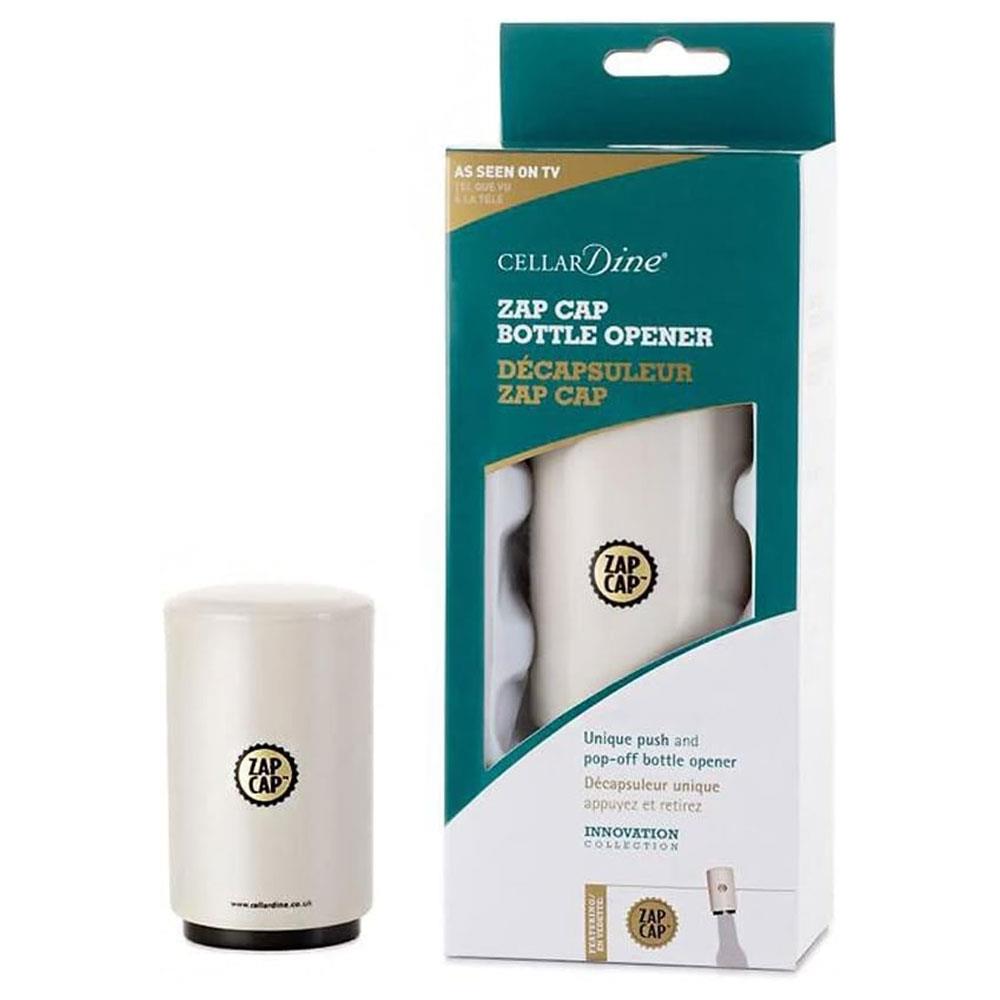 Cellardine ZapCap Bottle Opener Plastic - White