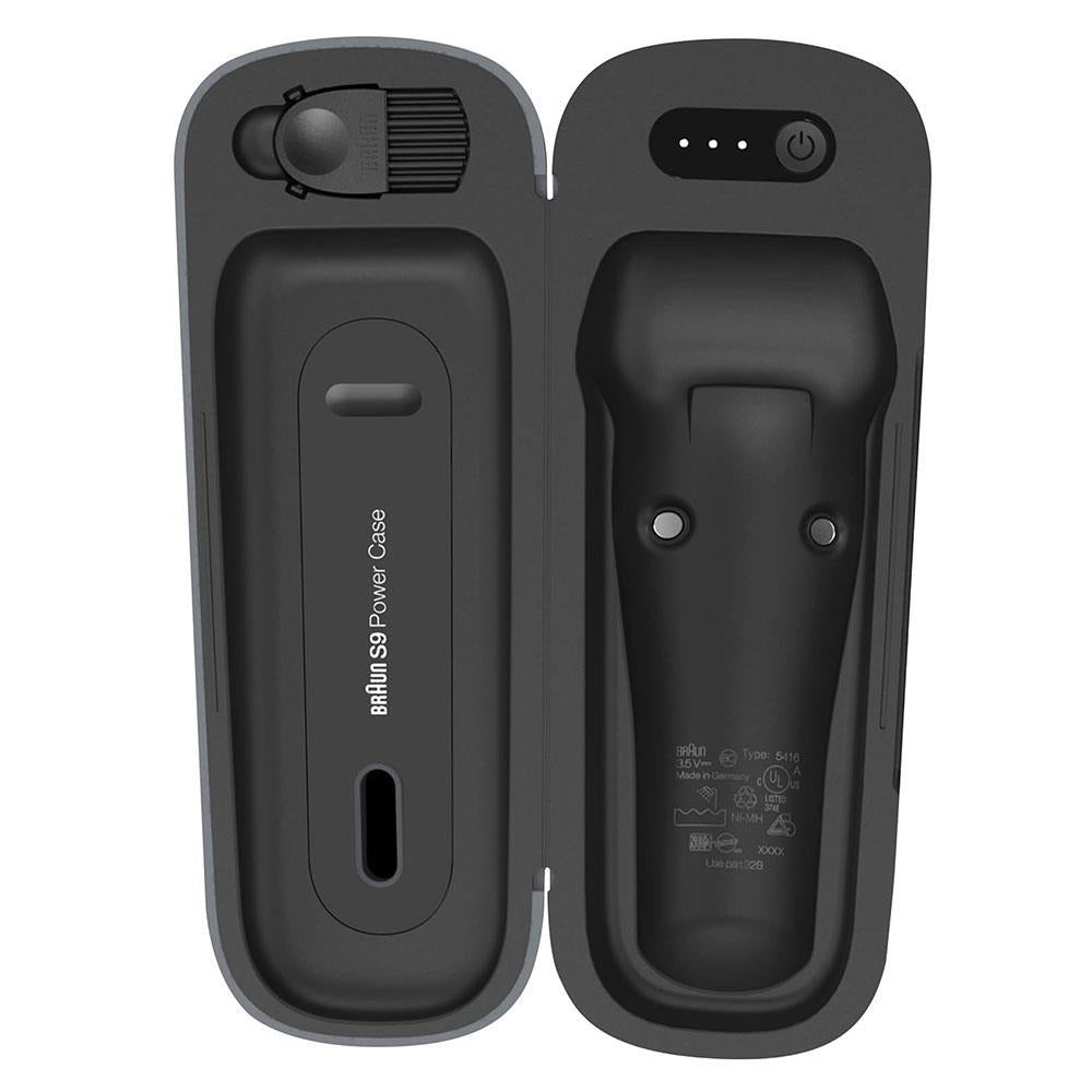 Braun Series 9 And 8 PowerCase Electric Shaver Charging Case - Grey