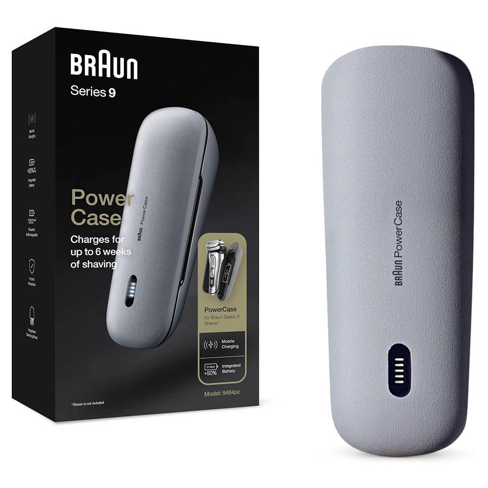 Braun Series 9 And 8 PowerCase Electric Shaver Charging Case - Grey