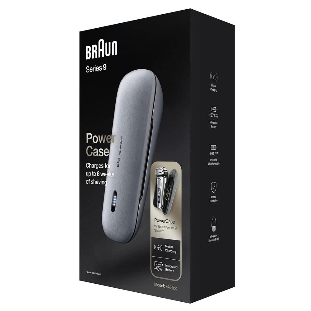 Braun Series 9 And 8 PowerCase Electric Shaver Charging Case - Grey