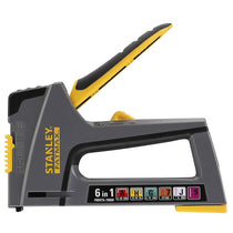 Stanley Fatmax 6-In-1 Multi-Purpose Plastic Staple And Brad Nail Gun - Multicolour