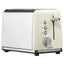 Daewoo Kensington 2 Slice Toaster Stainless Steel 810W - Cream