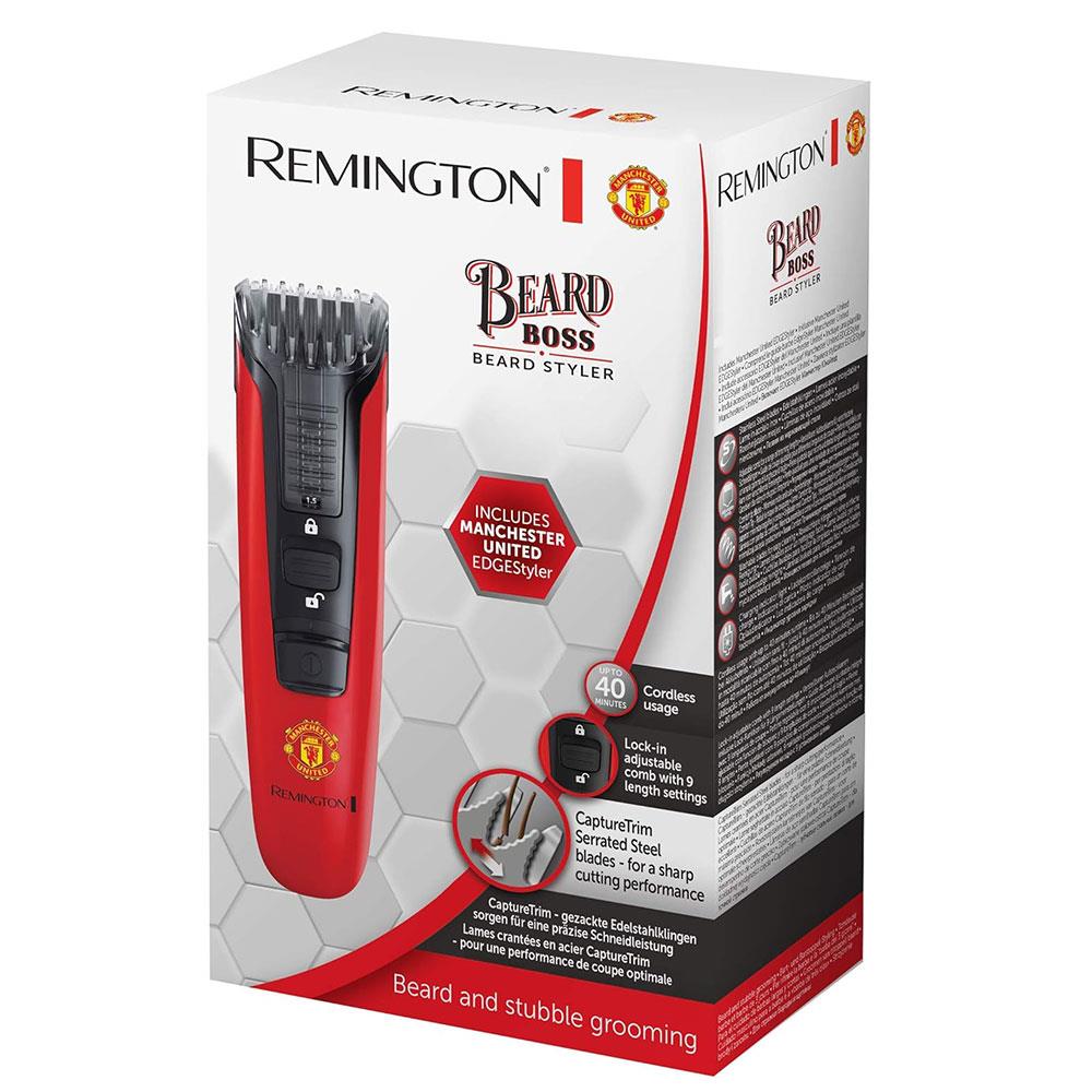 Remington Beard Boss Beard/Stubble Trimmer Manchester United Edition - Black/Red