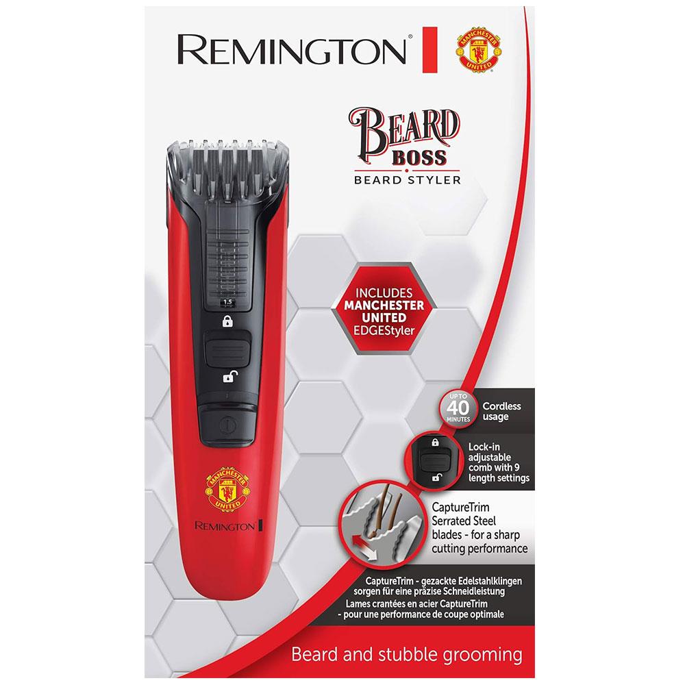 Remington Beard Boss Beard/Stubble Trimmer Manchester United Edition - Black/Red