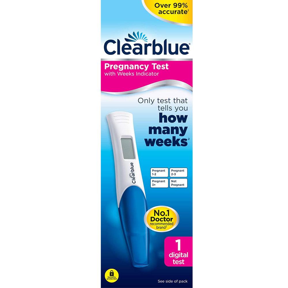 Clearblue Digital Pregnancy Test With Weeks Indicator - 1 Test Main image