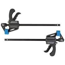 Silverline Mini Clamps 150mm Set of 2 - Blue/Black