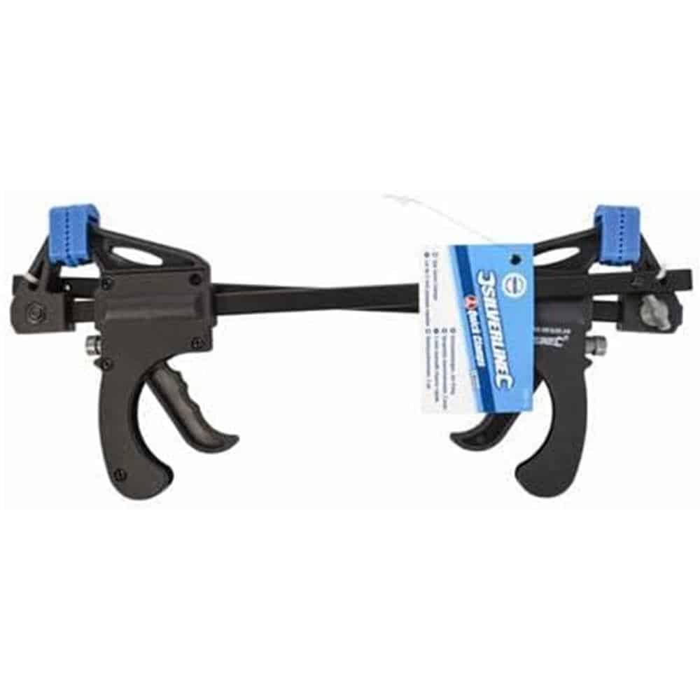 Silverline Mini Clamps 150mm Set of 2 - Blue/Black