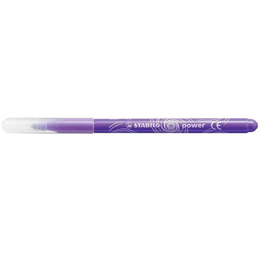Stabilo Power Medium Fibre-Tip Pen Set of 12 - Assorted Colours Secondary image