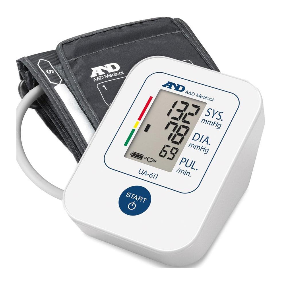 A&D Medical UA-611 Upper Arm Blood Pressure Monitor - White Main image