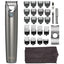 Wahl Stainless Steel Stubble And Beard Trimmer With Attachment Combs - Silver