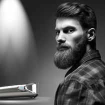 Wahl Stainless Steel Stubble And Beard Trimmer With Attachment Combs - Silver