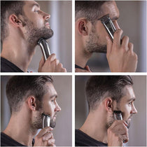 Wahl Stainless Steel Stubble And Beard Trimmer With Attachment Combs - Silver