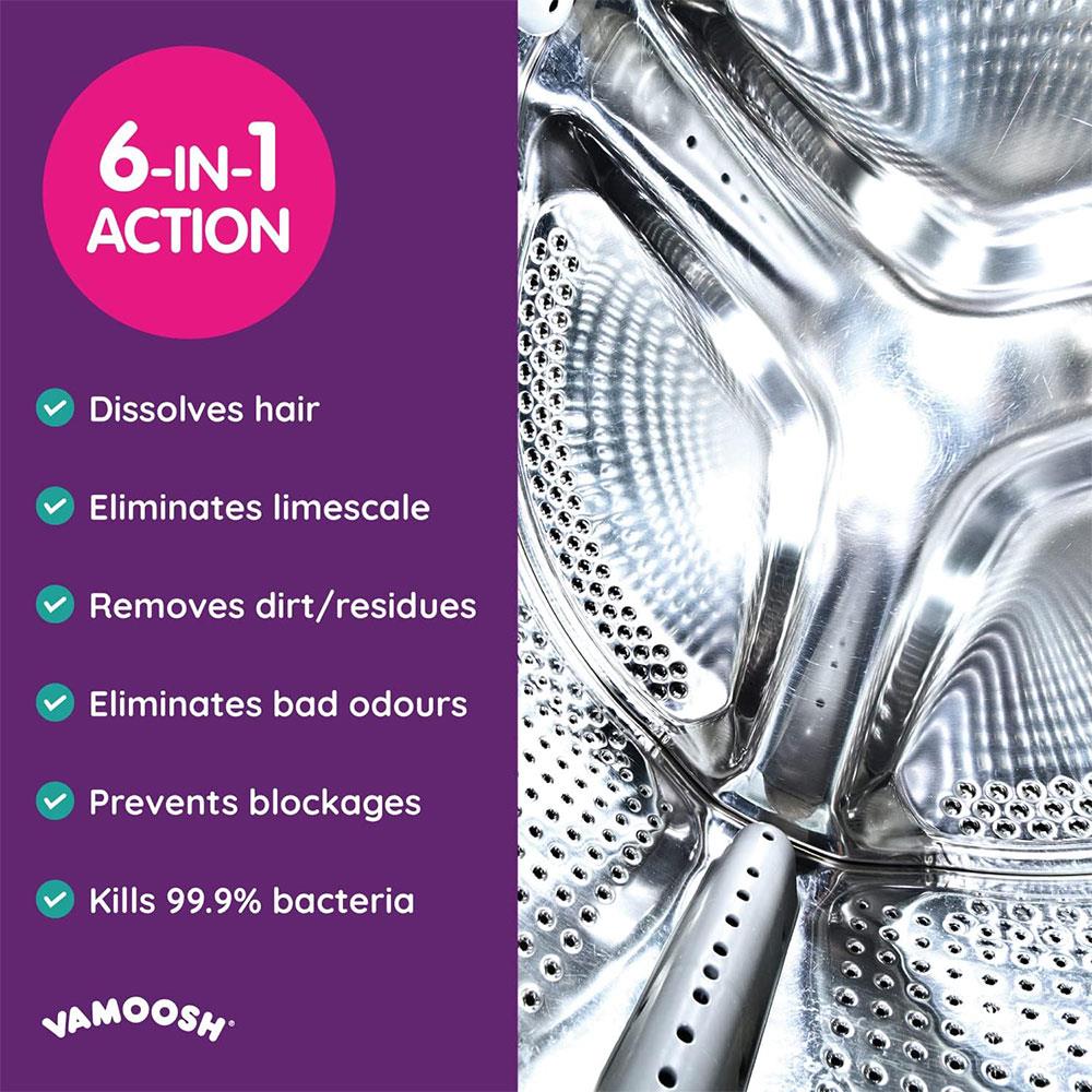 Vamoosh 6-In-1 Washing Machine Cleaner 175g