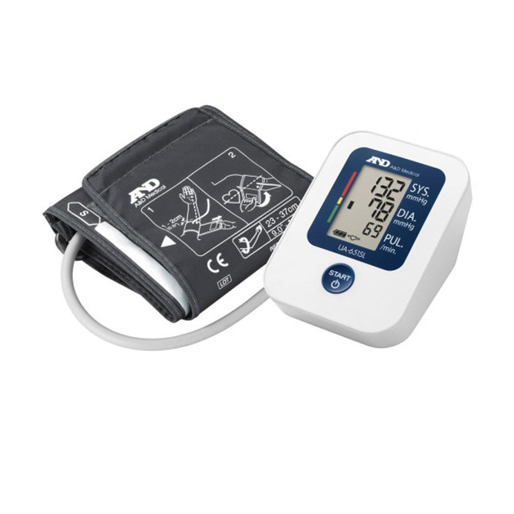 A&D Medical UA-651SL Upper Arm Blood Pressure Monitor With Larger Cuff - White Main image